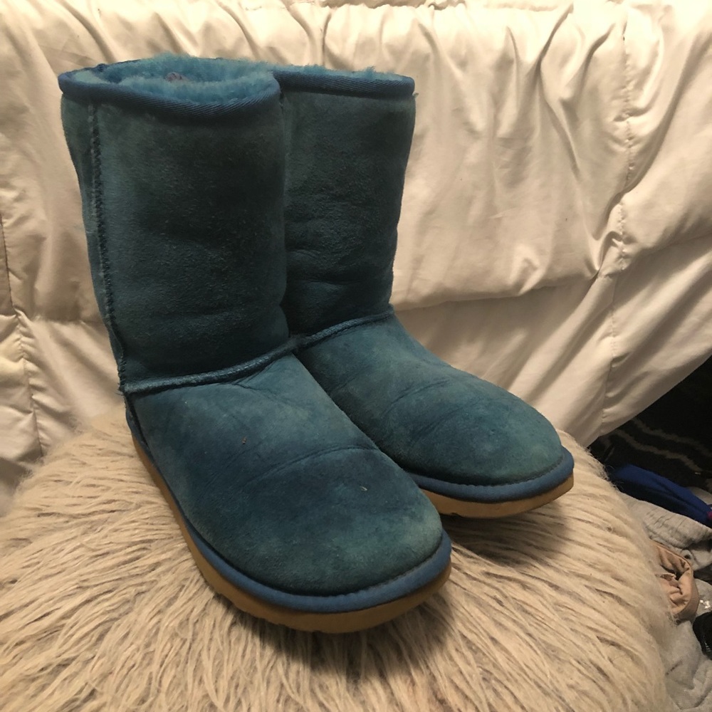 BLUE SHORT UGG BOOTS